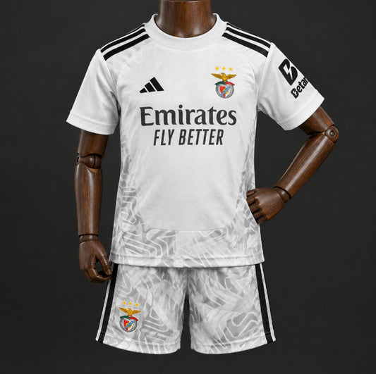 26/27 Kids SL Benfica Away Grey Jersey