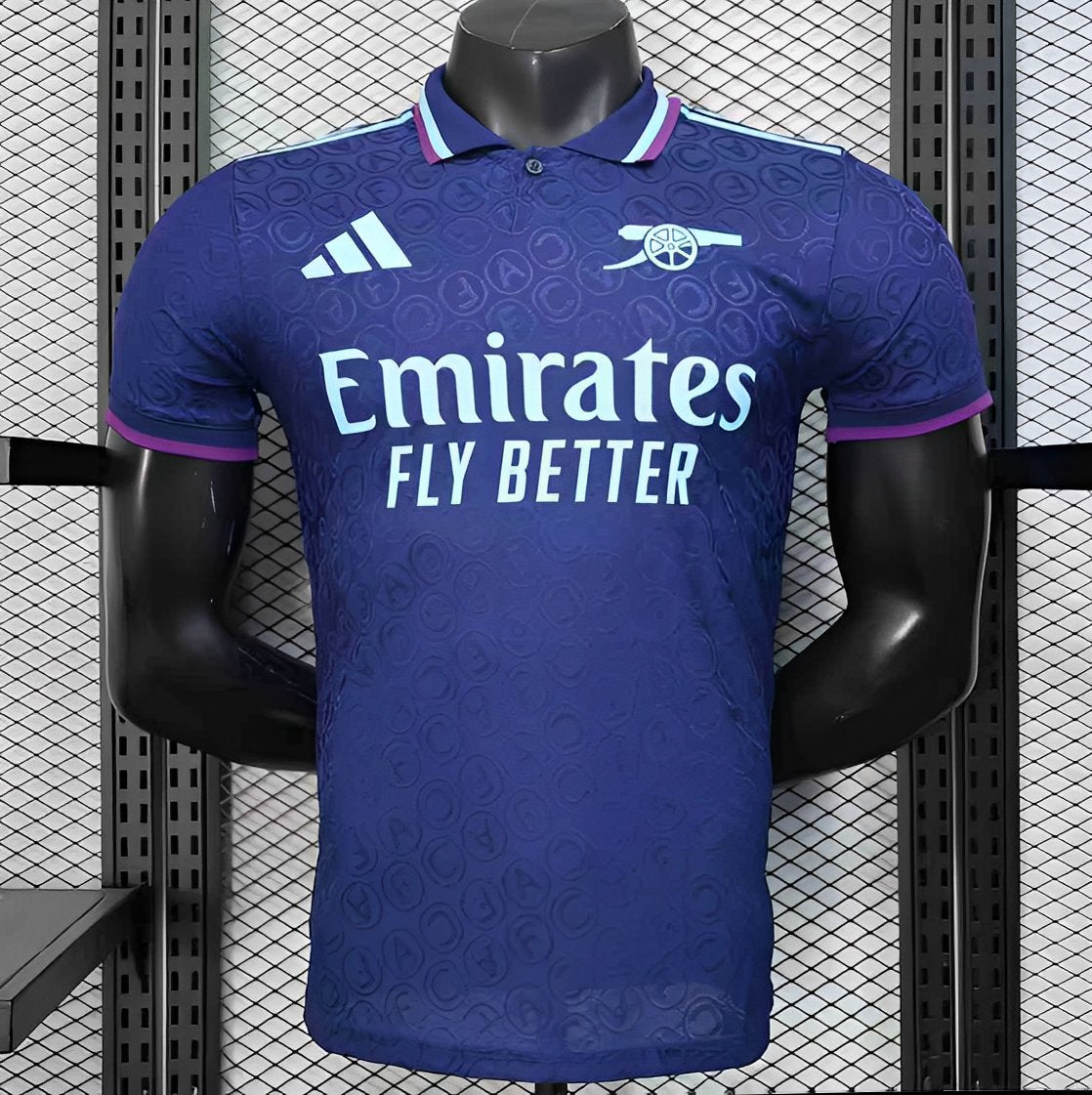 Player Version 25/26 Arsenal Blue with Geometric Pattern Jersey