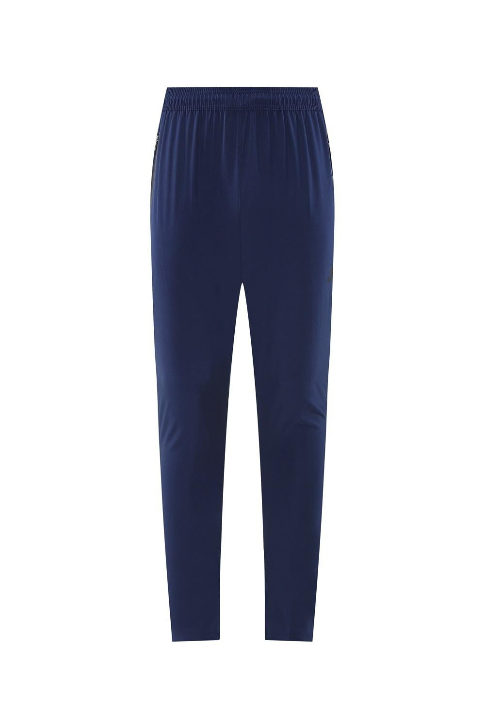 2025 Adidas Royal Blue Half Zipper Jacket+Long Pants S-2XL