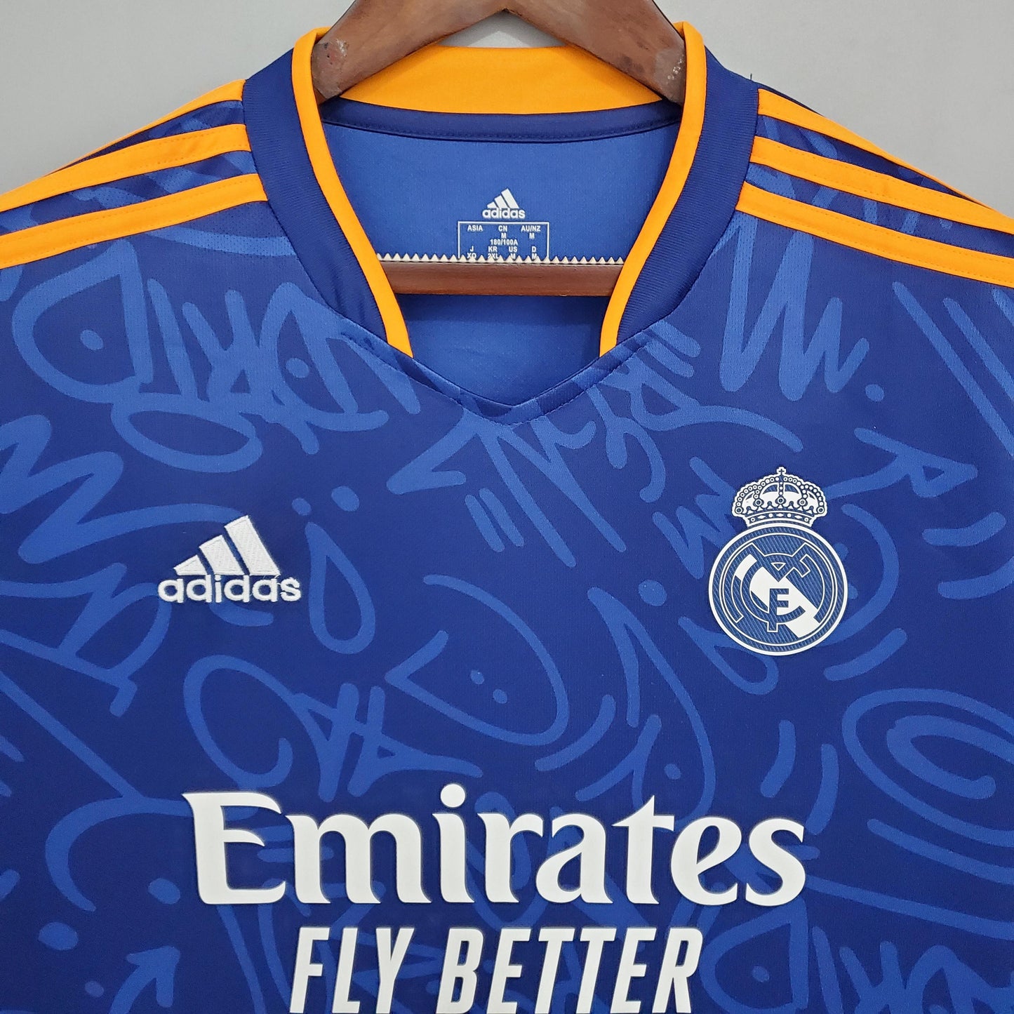 21/22 Real Madrid away Soccer Jersey