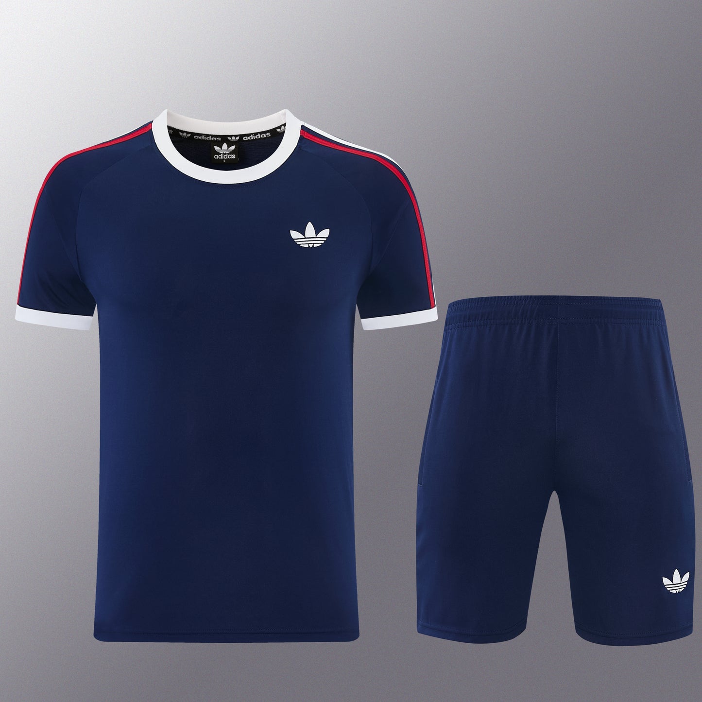 AD11 royal blue short-sleeved suit S-2XL
