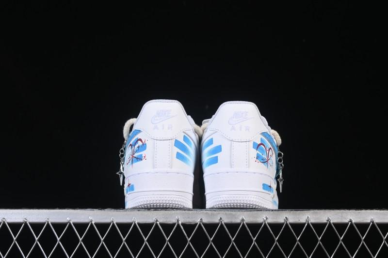 Nike Air Force 1 '07 Low Aries Hand-Painted Doodle Zodiac Series Casual Sneakers - 321-419