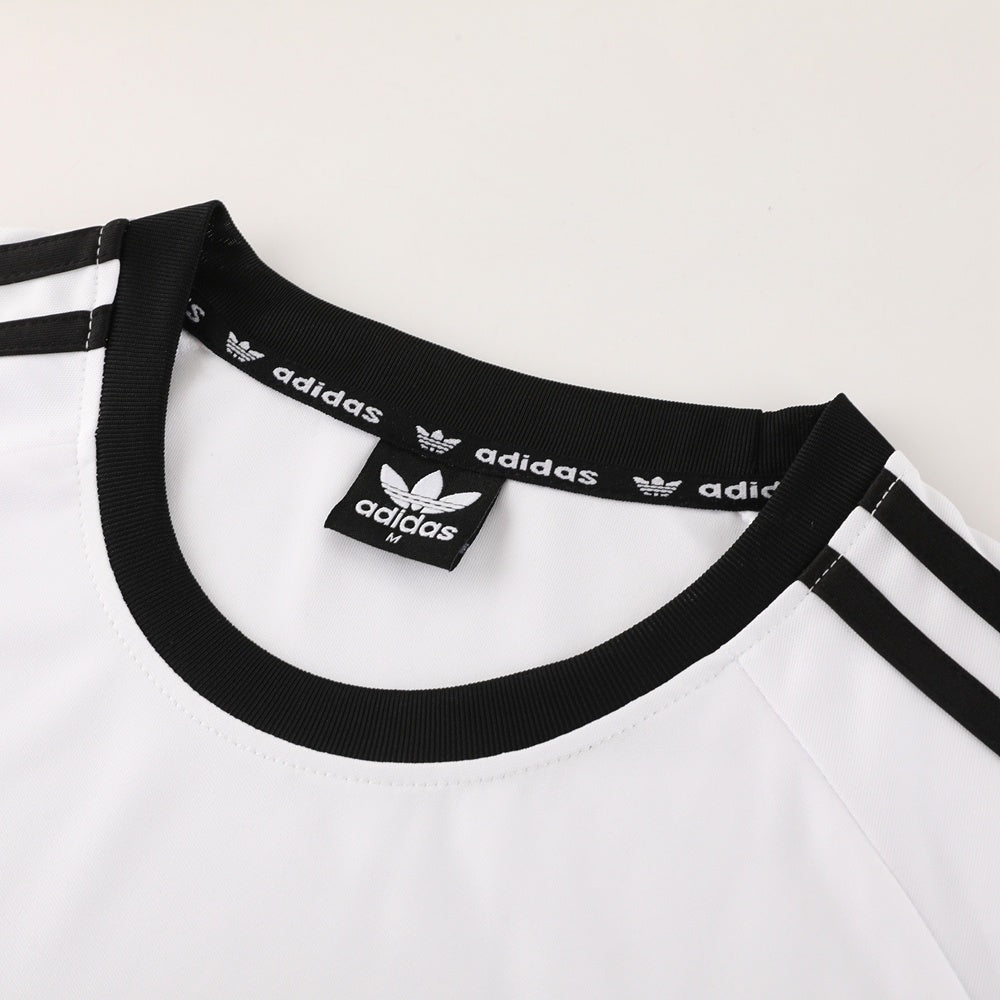 AD07 white shorts suit S-2XL