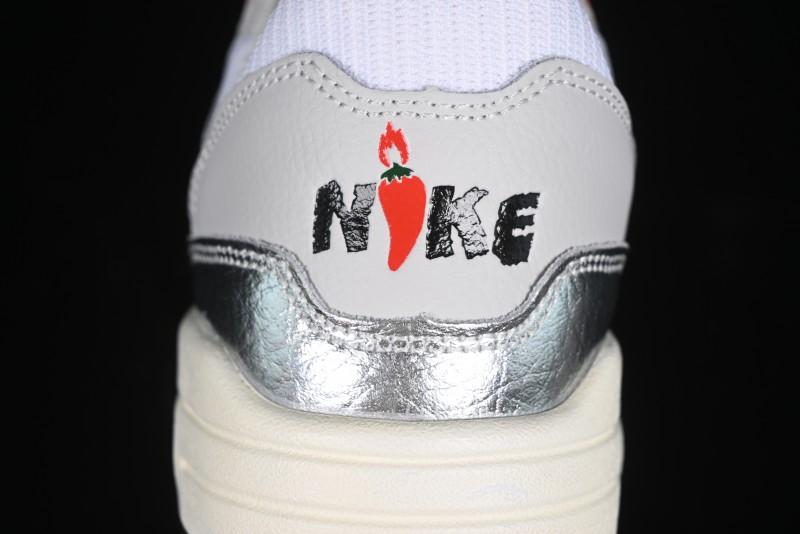 Nike Air Max 1 Retro Running Shoes with Half-Sole Air Cushion - HF7746-100