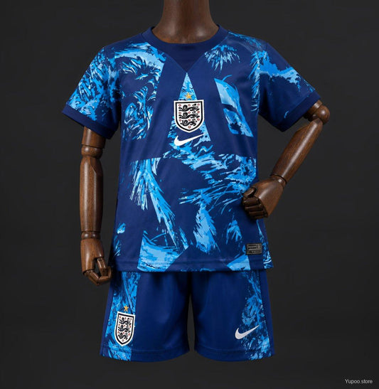 2026 KIDS England Goalkeeper Blue Jersey