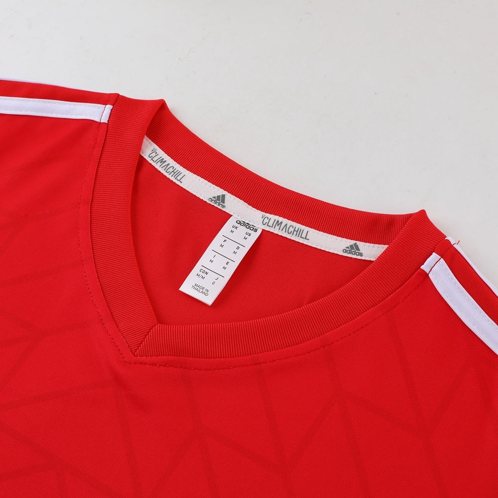 AD05 red shorts suit S-2XL