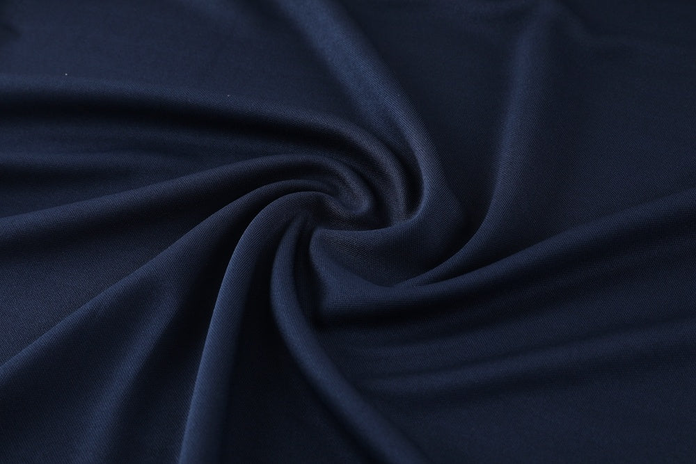 AD10 sapphire blue shorts suit S-2XL