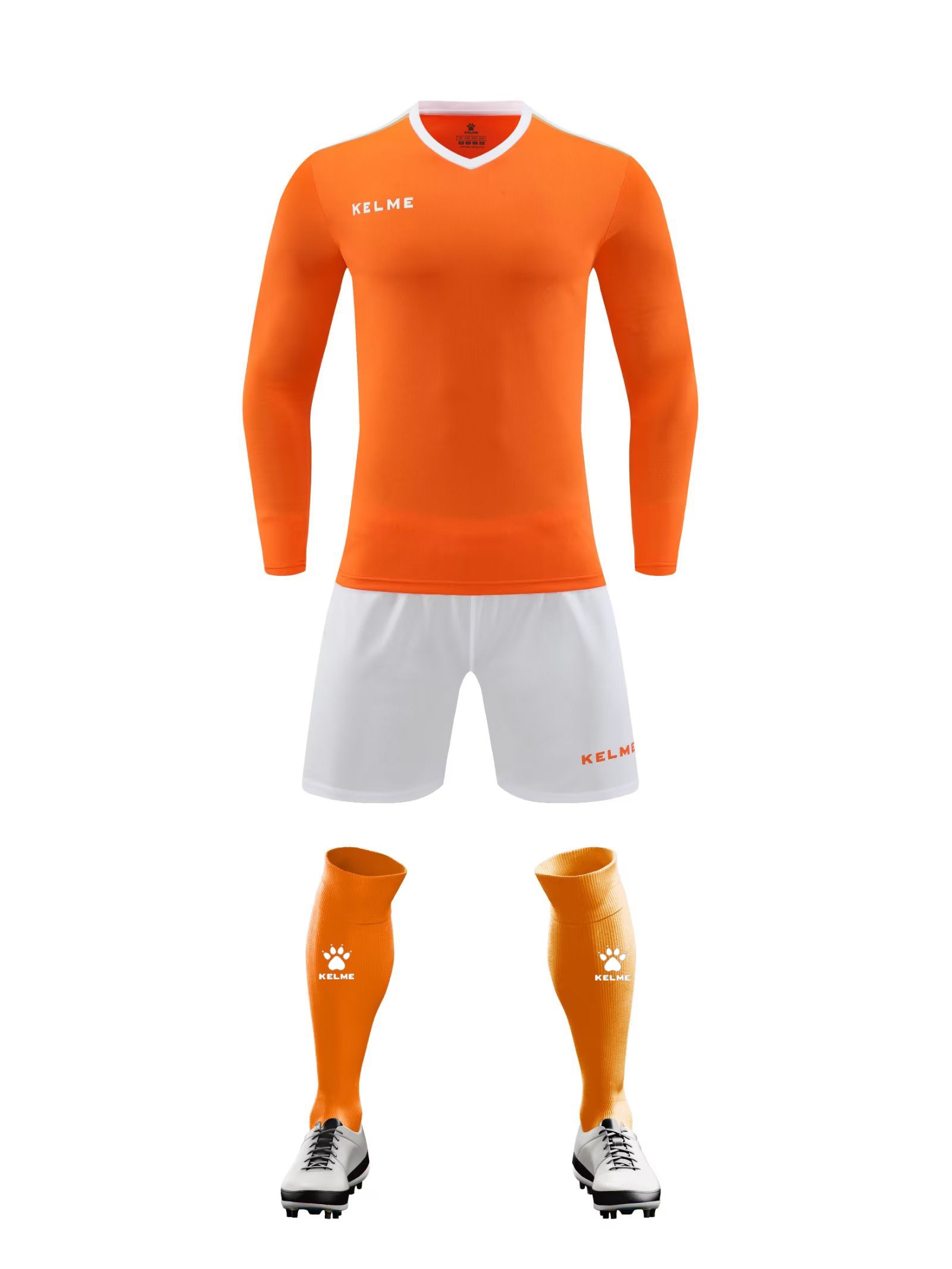K3288 Kalmei long-sleeved football training uniform 5 colors 3XS-4XL