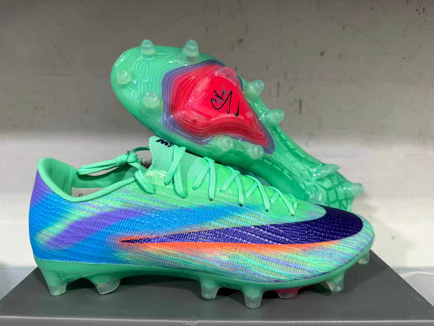 Arrival AG36-45 woven) Nike Mercurial seventeenth generation built-in Bonded Pack set full air cushion waterproof knitted AG football shoes Nike Air Zoom Mercurial Vapor XV Elite AG36-45