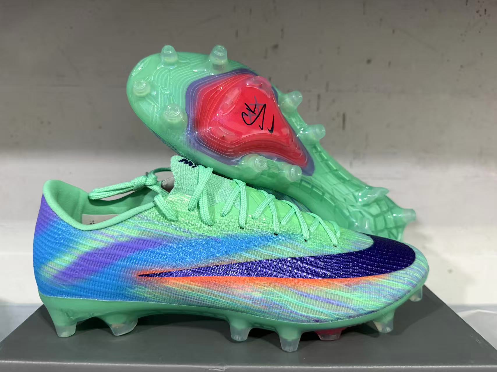 Arrival AG36-45 woven) Nike Mercurial seventeenth generation built-in Bonded Pack set full air cushion waterproof knitted AG football shoes Nike Air Zoom Mercurial Vapor XV Elite AG36-45