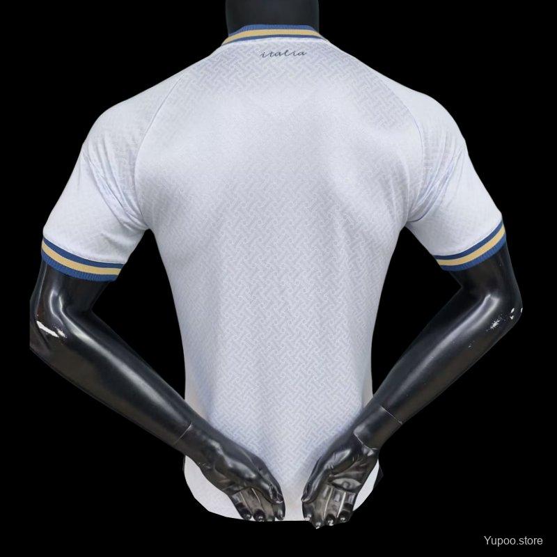 Player Version 2025 Italy Away WHITE Jersey