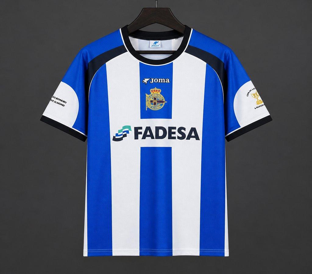 Retro 02/03 Deportivo de La Coruña Home Jersey