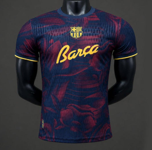 Player Version 26/27 Barcelona Special Abstract Red & Blue "Barça" Script Jersey