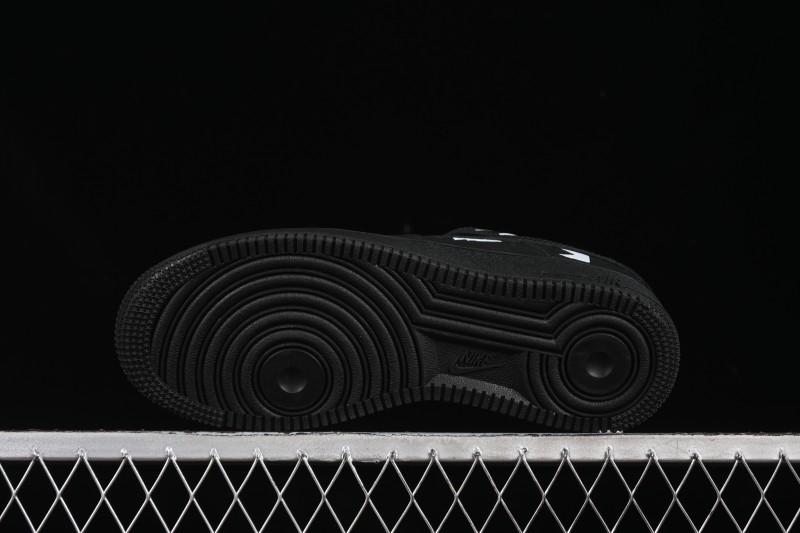 Nike Comme Des Garcons Air Force 1 Low Casual Sneakers with Full-Length Air Cushion - IB9949-001
