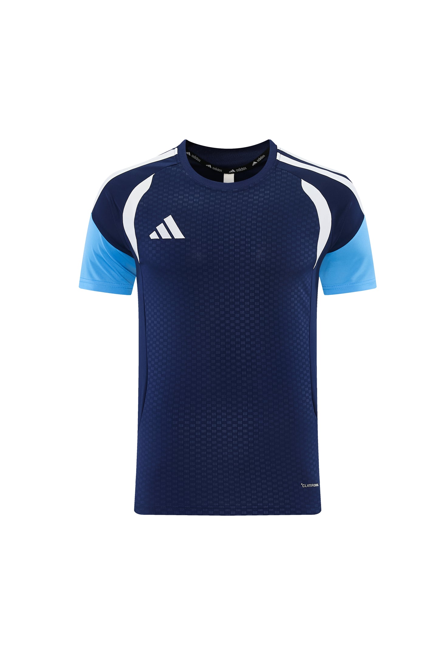 AD12 royal blue short-sleeved suit S-2XL