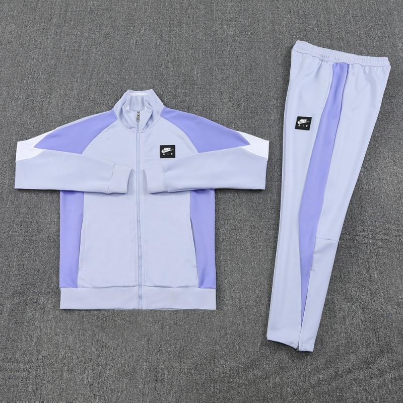 2025 NIKE Purple Full Zipper Jacket + Long Pants