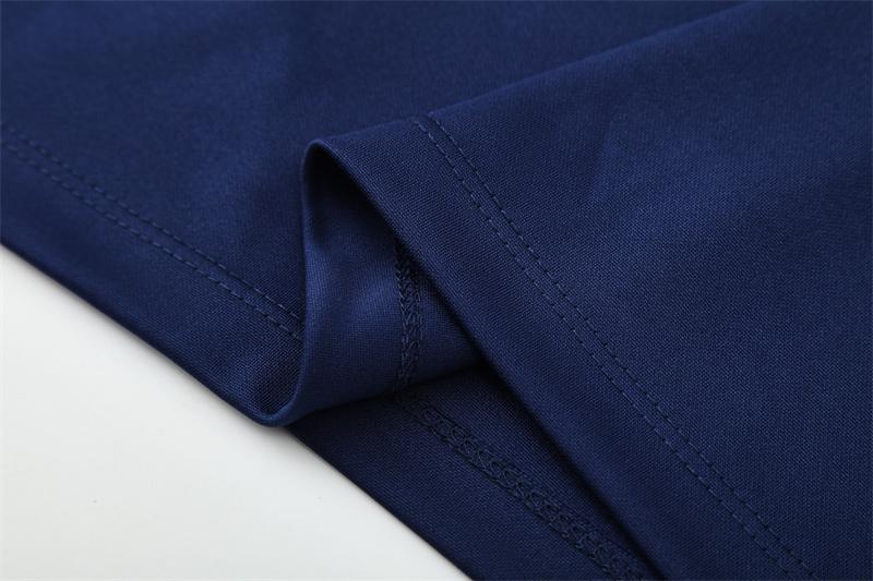 Retro 09/10 Real Madrid Royal Blue Half Zipper Jacket