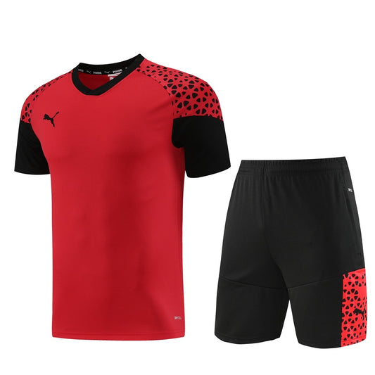 PD02 red shorts suit S-2XL