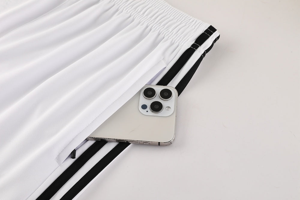 AD10 white shorts suit S-2XL