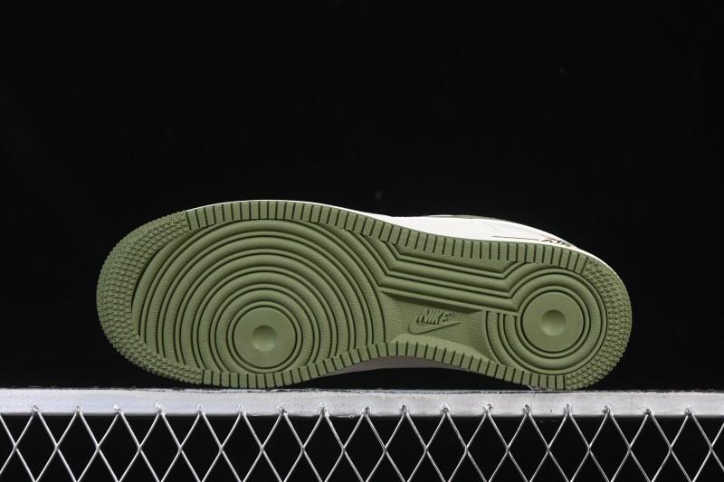 Nike Air Force 1'07 Low Gucci Collaboration Military Green Multi-Color Low-Top Casual Sneakers - XX3168-211