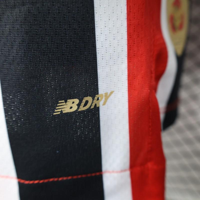Player Version 25/26 Sao Paulo Home Jersey With Full Sponsors