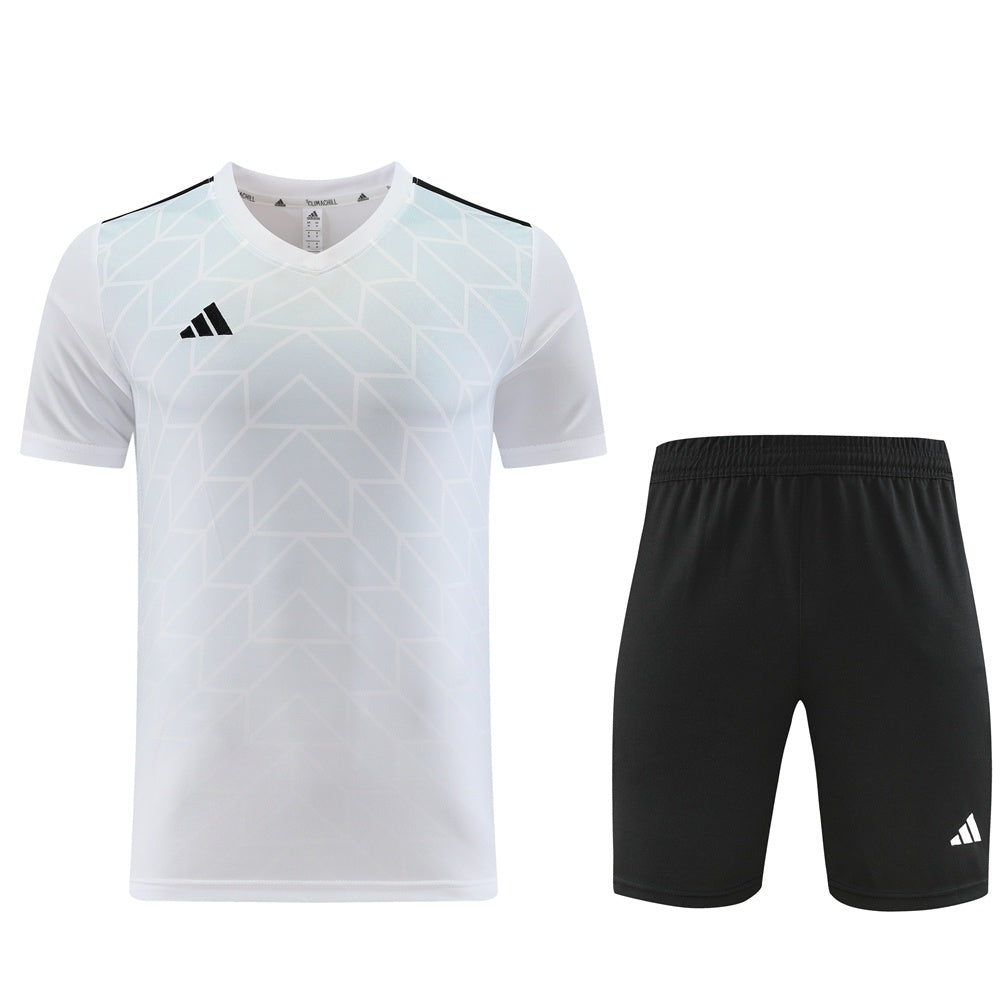 AD05 white shorts suit S-2XL