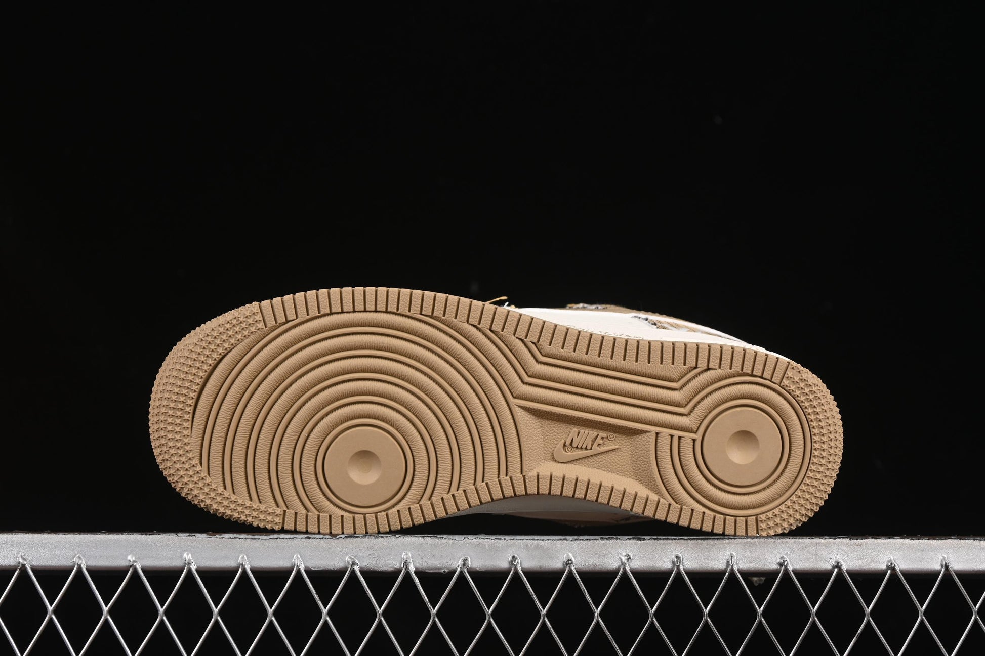 Nike Air Force 1'07 Low LV Collaboration Khaki Print Denim Casual Sneakers - XS1958-582