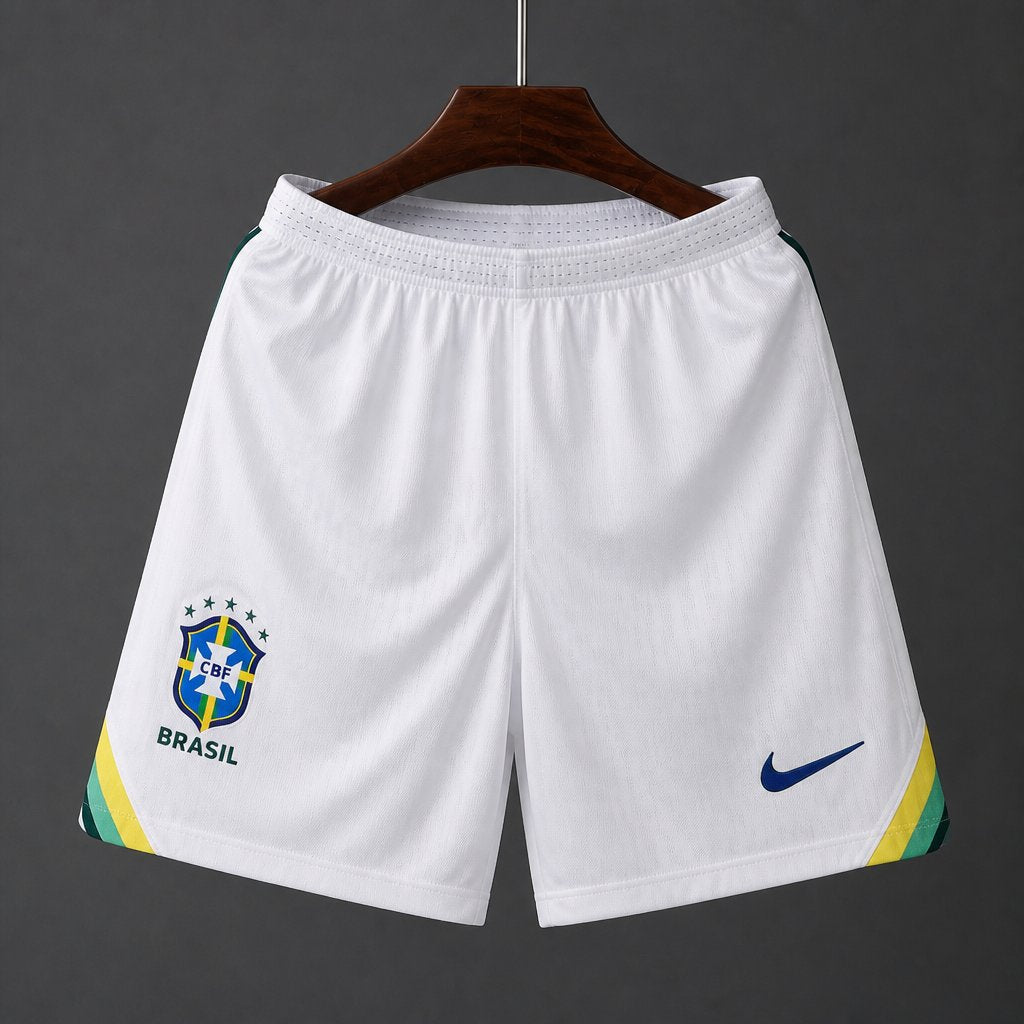 Player Version 26/27 Brazil Home White Shorts