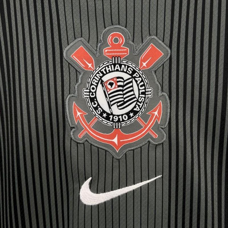 2025/26 Corinthians Black Goalkeeper Jersey