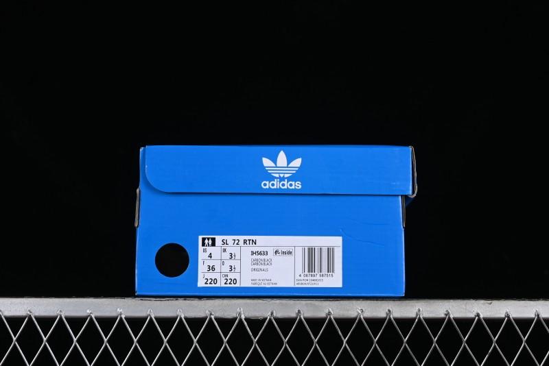 Adidas Originals SL 72 Retro Running Shoes with Nylon Upper and Rubber Outsole - IH5633
