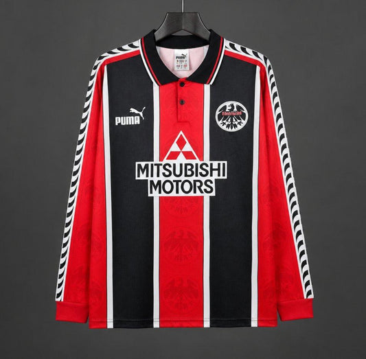 Retro 95/96 Eintracht Frankfurt Home Long Sleeve Jersey