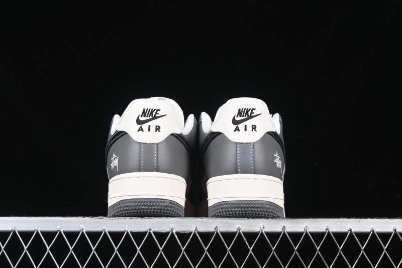 Nike Air Force 1 '07 Low Stussy Collaboration - Nebula Grey Low-Top Casual Sneakers - XZ3328-168