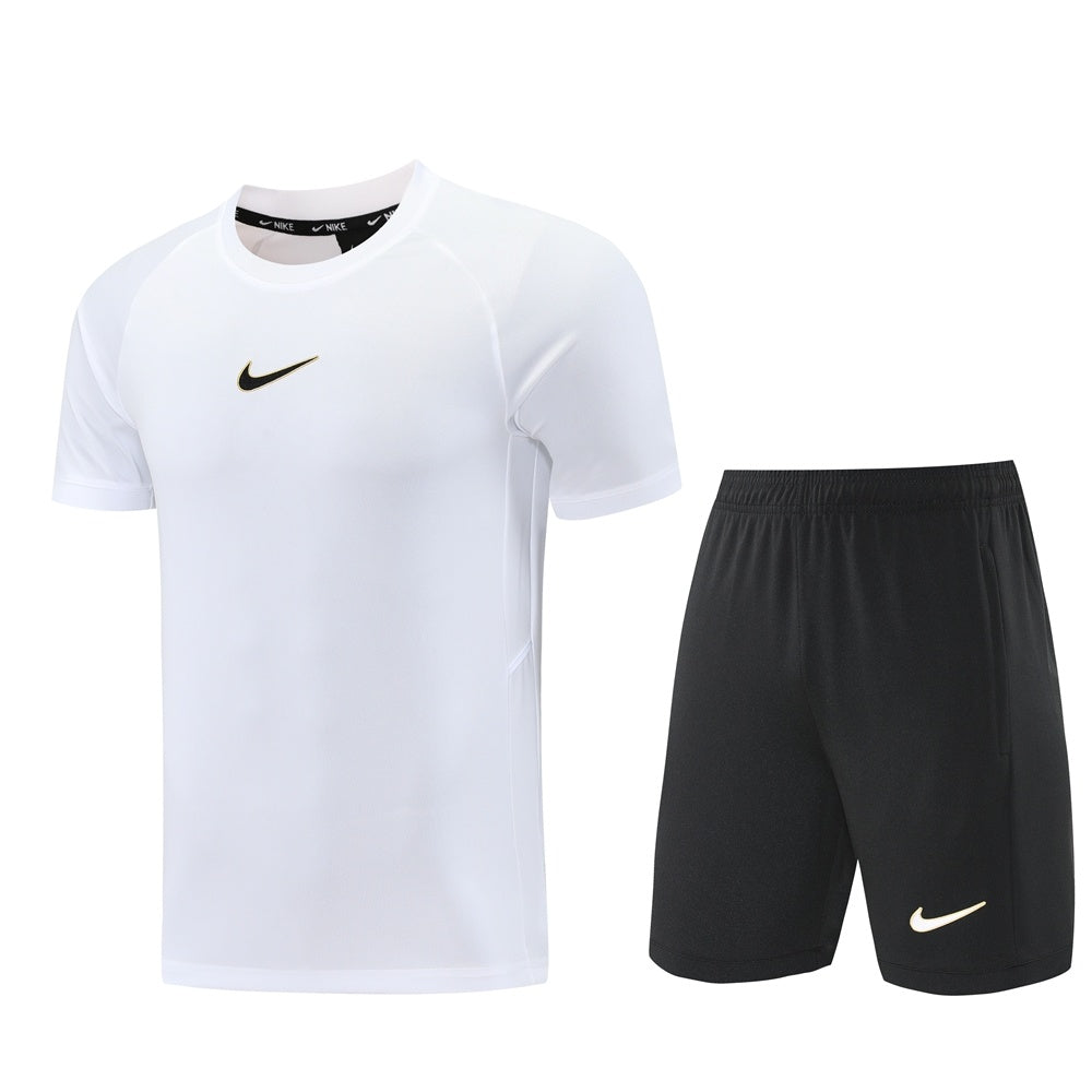 ND09 white shorts suit S-2XL