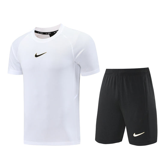 ND09 white shorts suit S-2XL