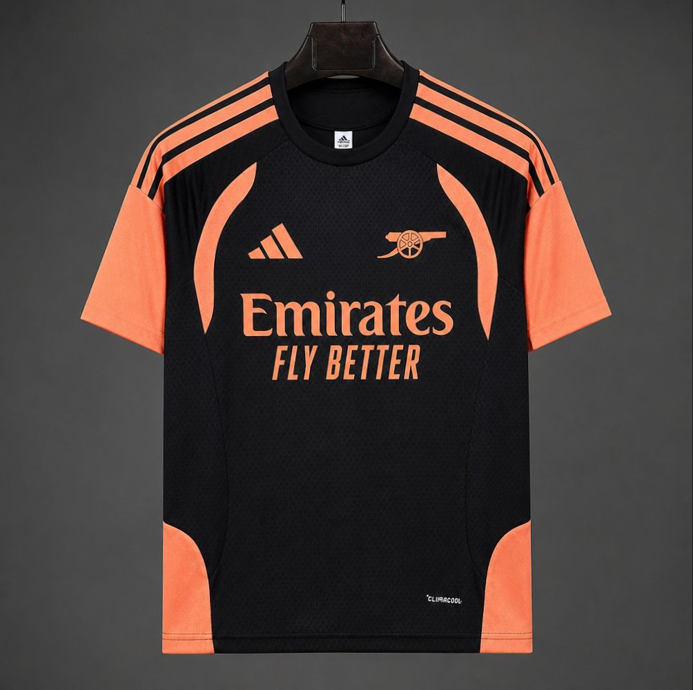 26/27 Arsenal Black&Orange Training Jersey