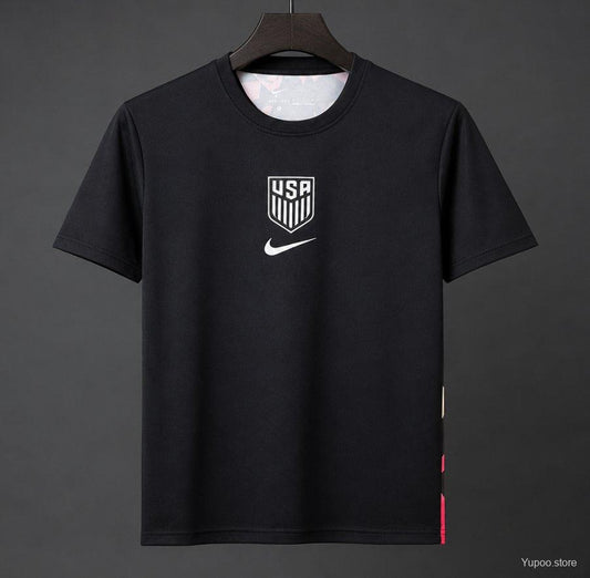 2026 USA USMNT Premium Goalkeeper Soccer T-Shirt - Black