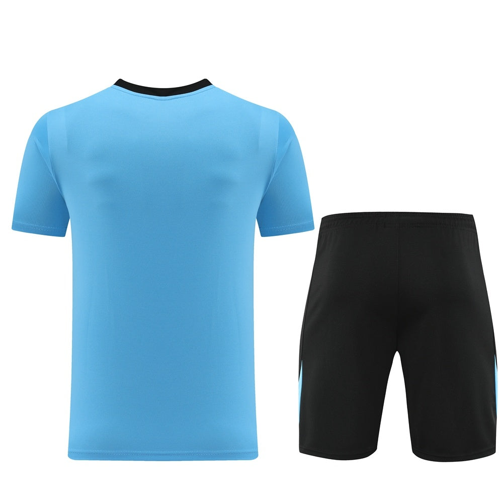 ND05 sky blue shorts suit S-2XL