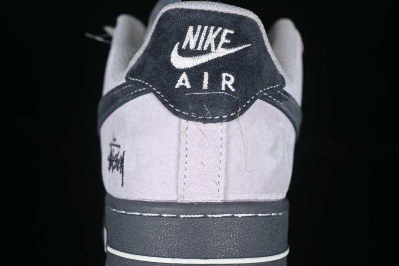 Nike Air Force 1 '07 Low Stussy Collaboration Beige Grey Jade Sole Low-Top Casual Sneakers - XZ6188-196