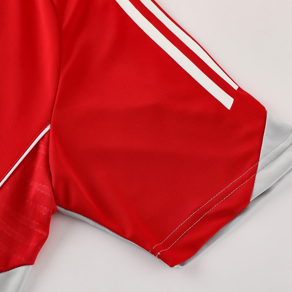 AD09 red shorts suit S-2XL