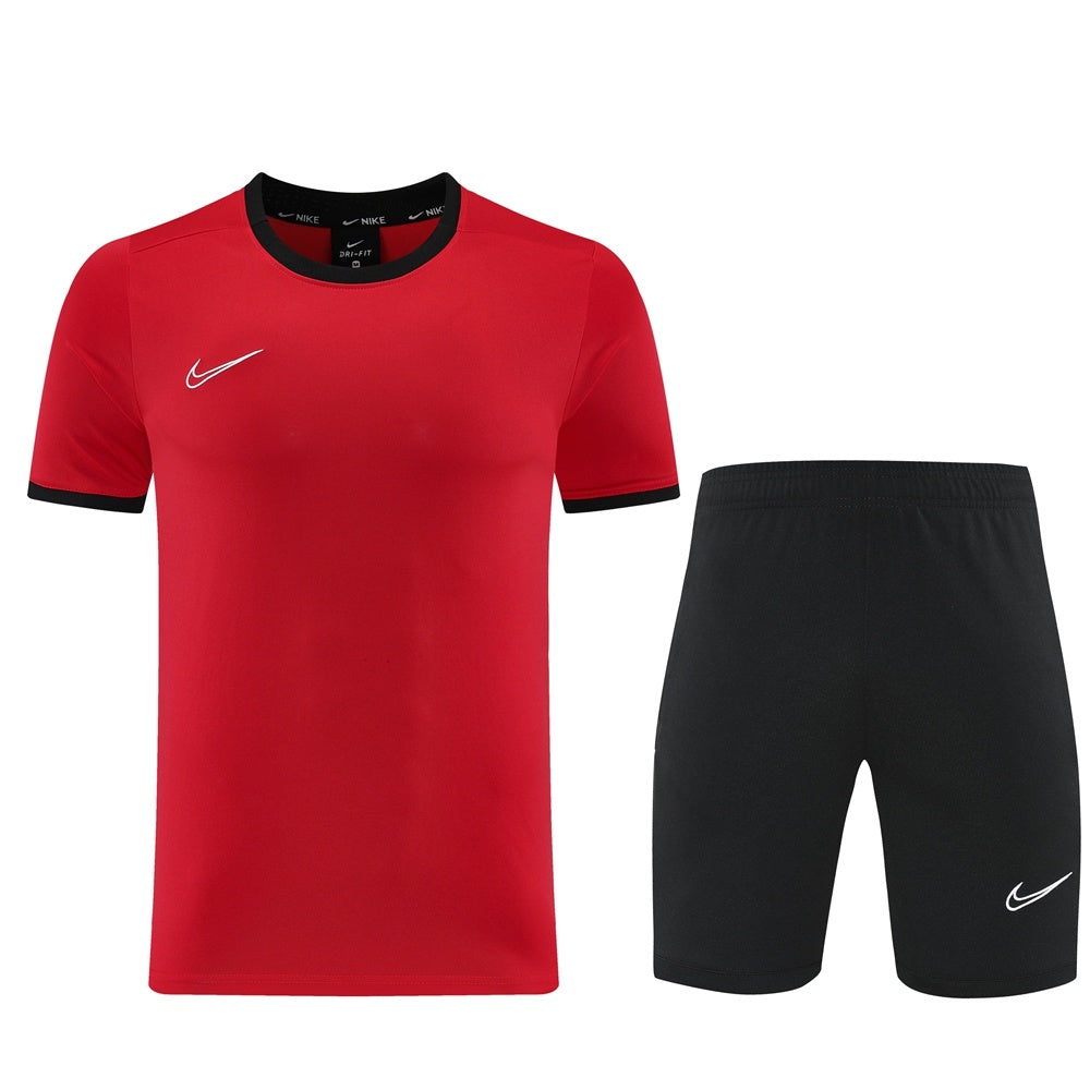 ND08 red shorts suit S-2XL