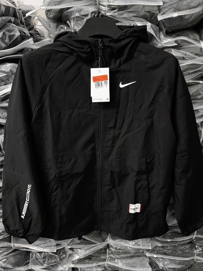 2025 NIKE White/Black Casual Jacket Windbreaker - 2 Colors