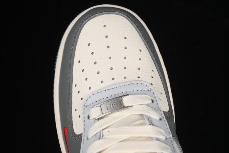 Nike Air Force 1'07 Low The North Face Collaboration Grey Multi-Tone Casual Sneakers - JJ2508-715