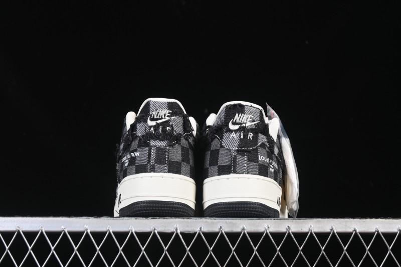 Nike Air Force 1 '07 Low LV Collaboration White Black Casual Sneakers - YF9511-817
