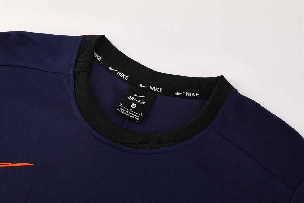 ND08 sapphire blue shorts suit S-2XL