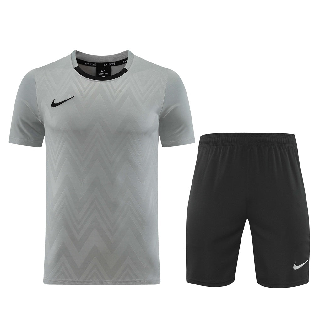 ND06 gray shorts suit S-2XL