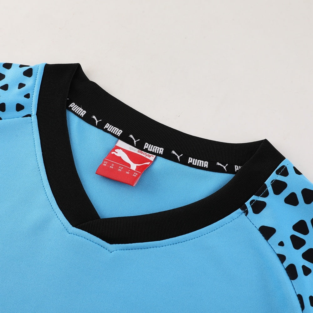 PD02 sky blue shorts suit S-2XL