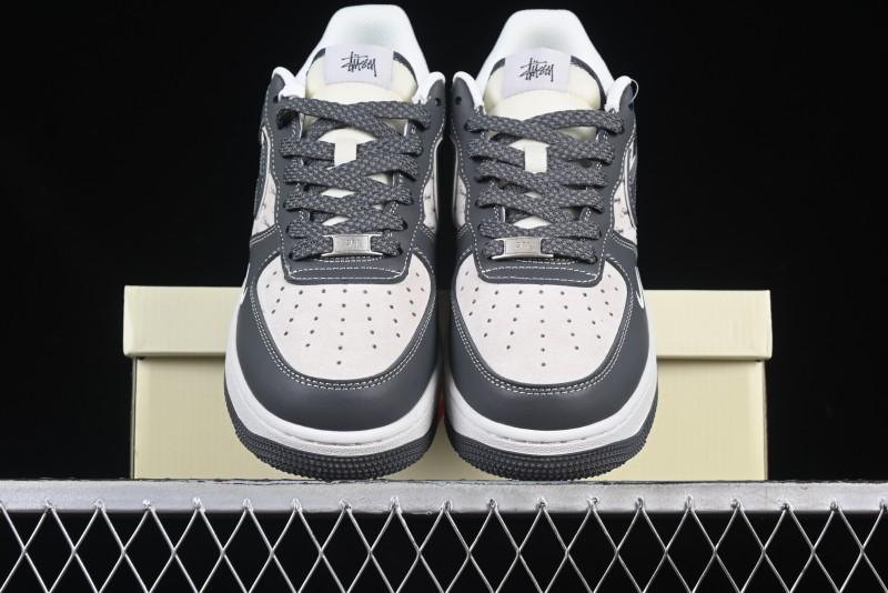 Nike Air Force 1'07 Low Stussy Collaboration Star Dust Grey Low-Top Casual Sneakers - XZ6188-229