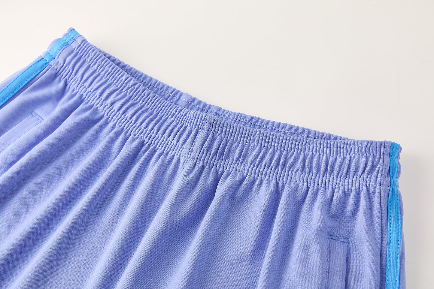 AD11 purple and blue short-sleeved suit S-2XL