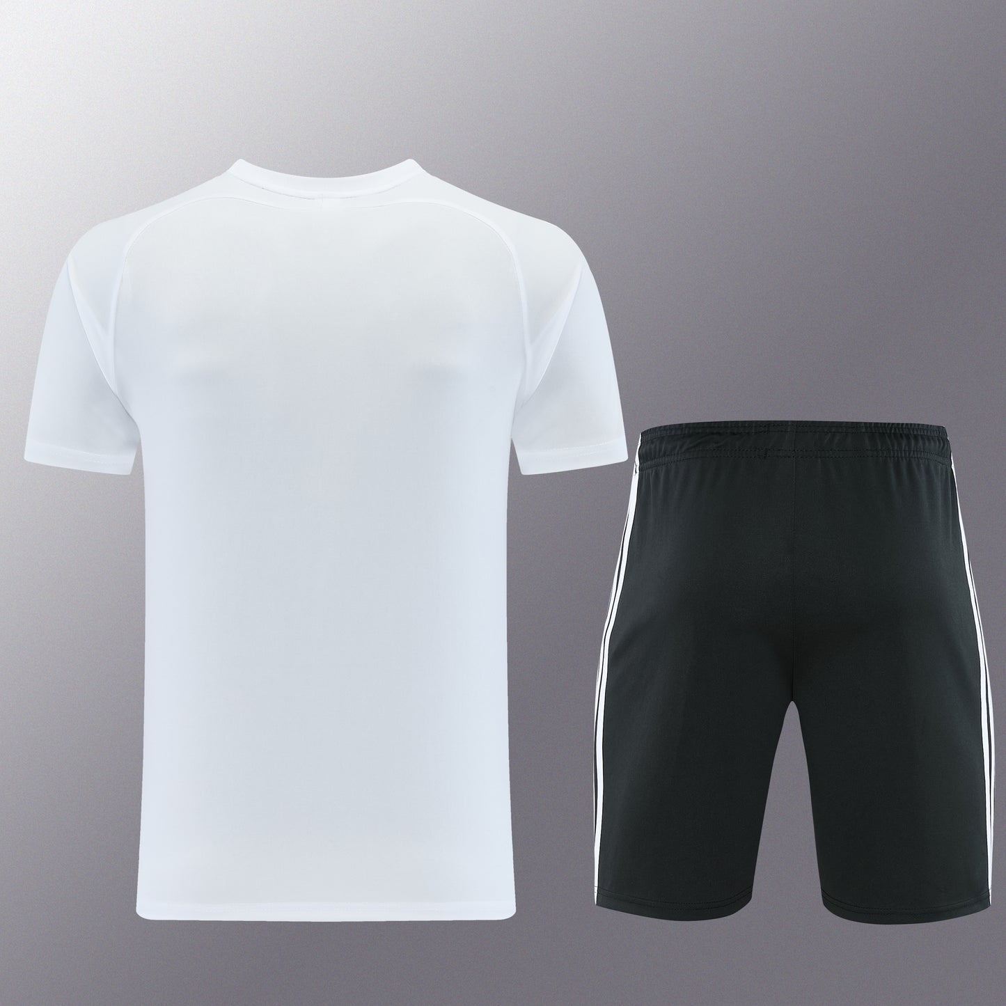 AD16 white shorts suit S-2XL
