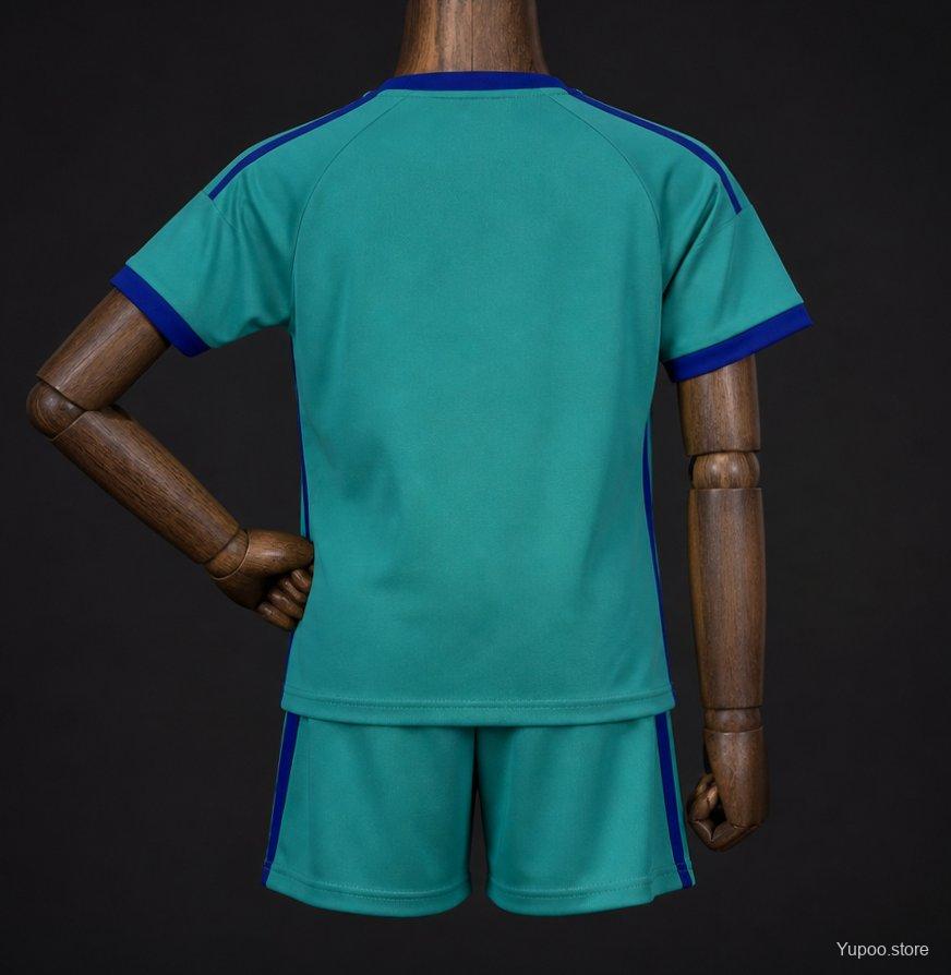 2026 Kids Argentina Away Green Jersey